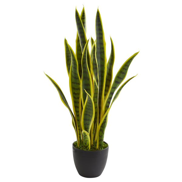 Nearly Natural 26 In Sansevieria Silk Plant Green