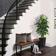 ASTIDY Artificial Dracaena Tree 5ft Black Tall Floor Planter Indoor Decor